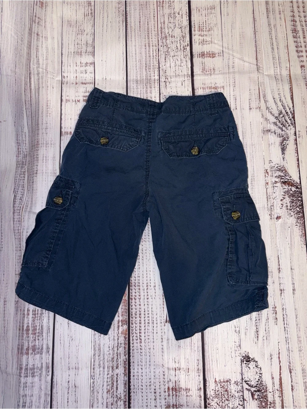 Tommy Hilfiger Navy Cargo Shorts Boys Size 8